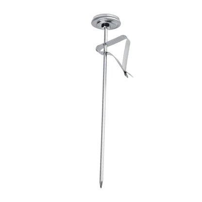 Stainless Steel Milk with Digital Display Clip for Coffee Frothing Latte Steaming and Cheese Making Premium Accessory for Home and Cafe Use