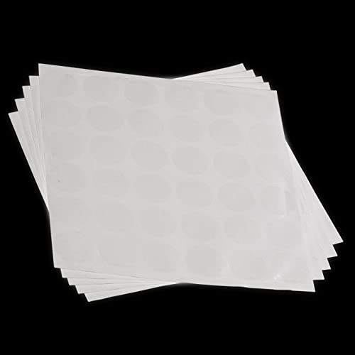 Transparent Blank Tamper Evident Labels Crystal Clear Sealing Package Seal Self Adhesive Security Warranty Void Tamper Proof Stickers (100pcs Round) - style: 100pcs Round