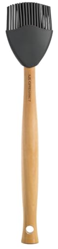 Le Creuset Silicone Craft Series Basting Brush, 10 1/2" x 2 1/8", Oyster - color: Oyster
