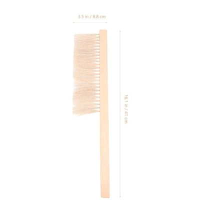 Tool Brush Multi-Purpose Beekeeping Curved Hook with Set Scraper and Beehive Lightweight Wood and Alloy Construction, for Efficient Beekeeping Use