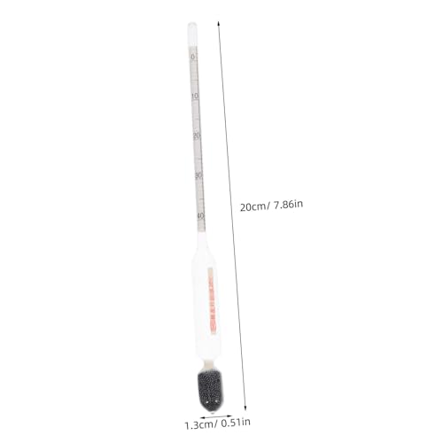 SHOWERORO Sugar Hydrometer Kit 3pcs Triple-Scale Syrup Tester for Accurate Maple Syrup Measurement Food-Grade Material for Home Brewing and Cooking