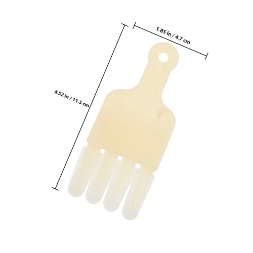 Beaupretty 2pcs Beekeeping Jelly Extractor Pen 4-Row Scraper for Honey Frame Cleaning and Apiculture Supply Tools