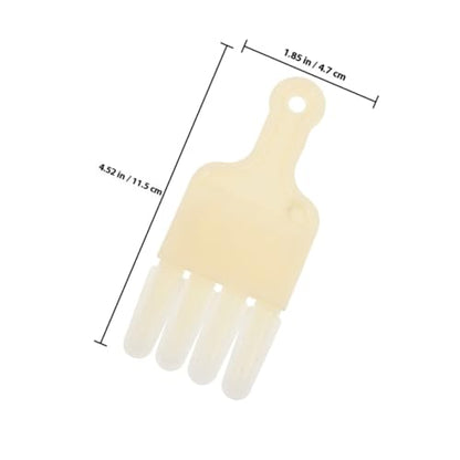 Beaupretty 2pcs Beekeeping Jelly Extractor Pen 4-Row Scraper for Honey Frame Cleaning and Apiculture Supply Tools