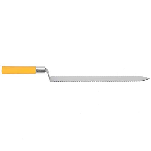 Professional Stainless Steel Serrated Honey Uncapping Knife Beekeeping Tool for Harvesting Honey Wax Propolis Durable Ergonomic Handle 41.5cm Beekeeper Essential