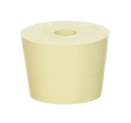 12 Pack #7 DRILLED Rubber STOPPERS Tapered Bung for Corking Home Brewing Glass Carboys (4620)