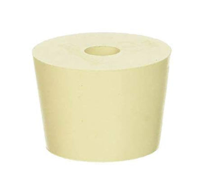 12 Pack #7 DRILLED Rubber STOPPERS Tapered Bung for Corking Home Brewing Glass Carboys (4620)