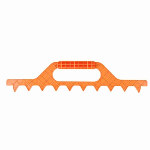 Bee Hive Frame Spacer Tool, 9 Frame Spacer for Spacing in a 10 Frame Sized Box, Beekeeping Accessories, Plastic Hive Frame Spacer, Orange, 41 x 9.6cm (16.14 x 3.78 inches)