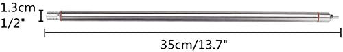 Professional 14" Stainless Steel Spring-Loaded Bottle Filler Pro-Grade Kit with 6.5ft NSF Tubing & Cleaning Brush – Homebrew Equipment for Beer, Wine, Kombucha, and More