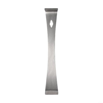 Stainless Steel Pry Bar 10.2 Inch for Woodworking, 3-in-1 Scraper and for CROWBAR Tool for Staple Remover, Car Plastic Trim Disassembly, Bee Hive Equipment with Hanging Hole, Silver