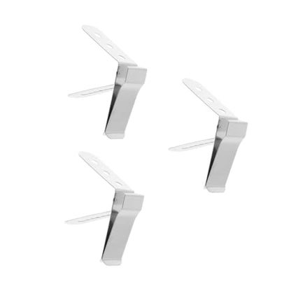 3 pcs Stainless Steel Thermometer Clip Holder for Cooking BBQ and Candy Making Probe Holder for Milk Syrup and Beverages Lightweight and Easy to Carry Present for Friends and
