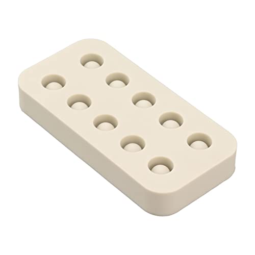 Beekeeping Rearing Box, Queen Rearing System Beekeeping Grafting Kit, Queen Cells Production, Beekeeping Supplies Wax Queen Grafting Cups Silicone Beeswax Cups Making (2 Rows 96x48x14mm) - size: 2 Rows 96x48x14mm