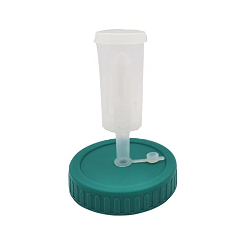 TopHomer Fermentation Lid Plastic Fermenting Lid Air Lock Fermenter Burp Lid for Making Kimchi, Ginger Carrots, Hot Sauce, Sauerkraut, Pickle(Lake green) - color: Lake green