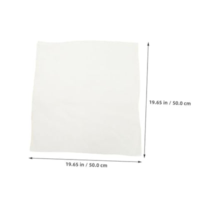 2pcs Large Filter Cloth for Cheese Making Supplies Reusable Cheese Cloths for Straining Unbleached Cheesecloth Strainer Fine Mesh