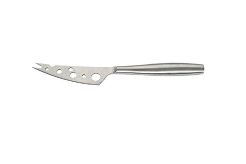 BOSKA Stainless Steel Cheese Knife - Copenhagen Nr.2 for All Types of Cheese - Multi-Functional Cheese Slicer - Handheld Slicer - Silver Non-Stick - Dishwasher Safe - for Kitchen Cooking - style: Soft & Semi Hard Cheese Knife
