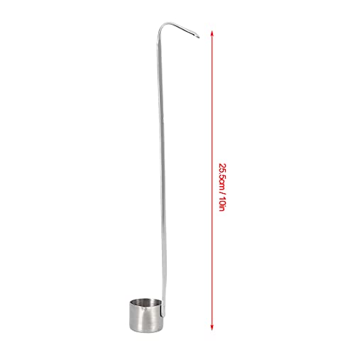 Stainless Steel Wine Dipper with Long Handle and Hanging Hook - Measure Spoon Ladle (25ml, 50ml, 125ml, 250ml, 500ml) - size: 25ML