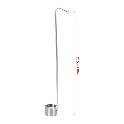 Stainless Steel Wine Dipper with Long Handle and Hanging Hook - Measure Spoon Ladle (25ml, 50ml, 125ml, 250ml, 500ml) - size: 25ML