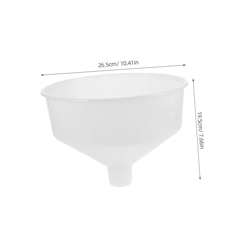 Large Wide Mouth Funnel for Liquid Transfer Reusable Funnel for Beer Oil Juice and Drinks Easy Pouring Kitchen Tool Versatile for Filling Bottles and Canning