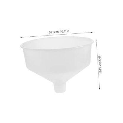 Large Wide Mouth Funnel for Liquid Transfer Reusable Funnel for Beer Oil Juice and Drinks Easy Pouring Kitchen Tool Versatile for Filling Bottles and Canning