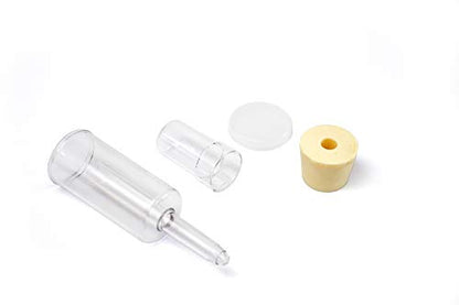 Three-Piece Airlock and Drilled #6 Stopper Fermentation Beer Making Wine Making Kombucha Fits Gallon Jugs