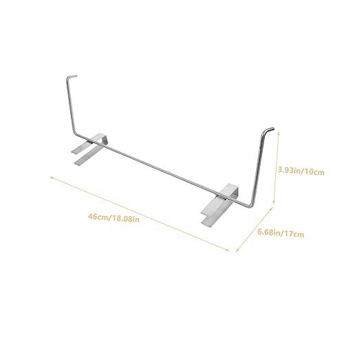 Happyyami 3pcs Stainless Steel Beehive Frame Holder Portable Bee Hanger for Beekeeping Supplies Durable Storage Rack to Support Hive Frames and Facilitate Honey Collection