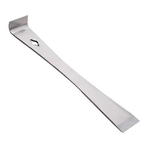 Stainless Steel Pry Bar Scraper,Stainless Steel Beekeepers Hive Tool,Hive Scraper Tools- Premium Bee Hive Hand Tool for Efficient Beekeeping and Hive Maintenance (Silvery) - color: Silvery