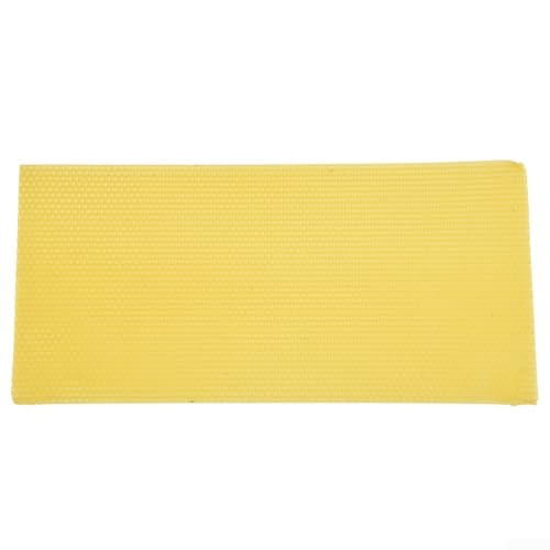 Plastic Bee Hive Foundation with Natural Beeswax Coating 10 Pack - No Reinforcement Needed for Deep Frames 8.26x16.65