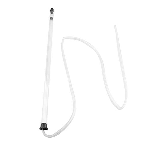 Auto Siphon, Beer Wine Siphon,Siphon Racking Cane, Beer Wine Transfer, Wine Making Kit, 64cm Auto Siphon Racking Cane for Beer Wine Bucket Carboy Bottle with Tubing Plastic