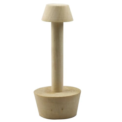 Wooden Tart Tamper: Dual-Sided Dough Press - Household Baking Tool For Egg Tarts - Wood Cheesecake Press Tamper - Pastry Making Gadget