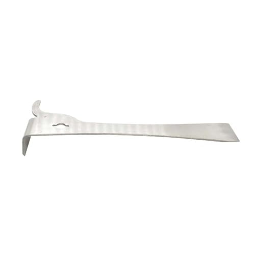 GLHT-2ENDHOOK 10 Inch Stainless Steel Standard Beehive Frame Lifter and Scraper J Hook Tool