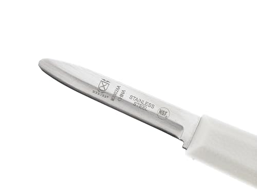 Mercer Culinary Clam Knife with Poly Handle, 3-1/4, White - size: 3.3", style: Clam Knife 3 1/4 Inch