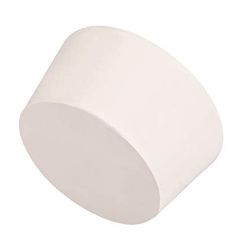 uxcell White Tapered Shaped Solid Rubber Stopper for Lab Tube Stopper Size 75-80mm 1pcs - size: 74x85x43mm