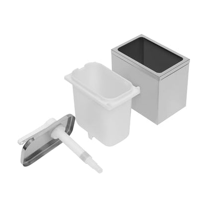 Commercial Sauce Dispenser Pump with Stainless Steel Body, 2.11Qt Large Capacity for Ketchup, Syrup, Honey, Condensed Milk – Ideal for Home Kitchen, Cafe, Restaurant Use (1-bucket) - color: 1-bucket