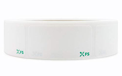 Food Labels Dissolvable by Food Safe - Leaves No Adhesive Residue Dissolves in Water in 30 Seconds Perfect for Reusable Containers - 500 Labels Per Roll