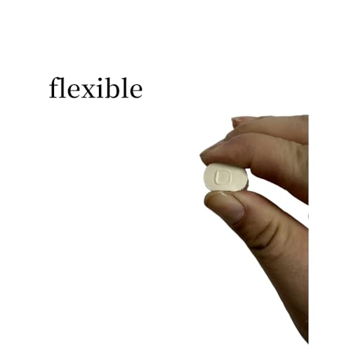 26 Pack Solid Rubber Stopper, White Lab Plug, 000# - 8# Sizes Assortment, 11 Assorted Sizes