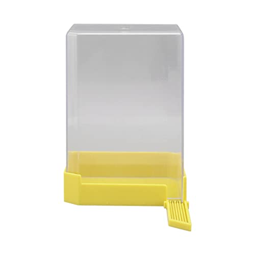 Focket Bee Feeder, 1100ml Large Capacity ABS Plastic Beehive Water Feeder, Bee Watering Station with Base for Beekeepers Garden Honey Beekeeping Equipment