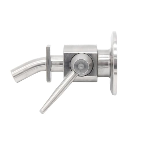 1.5"TC Sample Valve 304 Stainless Steel Sanitary Clamp Brewing Sample Valve Homebrew Conical Fermenter(B) - color: B