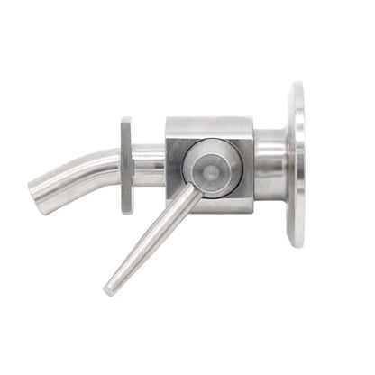 1.5"TC Sample Valve 304 Stainless Steel Sanitary Clamp Brewing Sample Valve Homebrew Conical Fermenter(B) - color: B