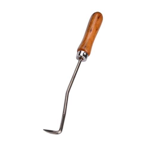 Beekeeping Cleaning Hook 9.05 Inch Handle Beehive Frame Cleaning Tool Beeswax Scraper for Hive Maintenance and Removal