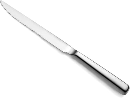 New Star Foodservice Hollow Handle Notched Serving Spoon, Stainless Steel, 13-Inch - size: Bread Knife (13-Inch)