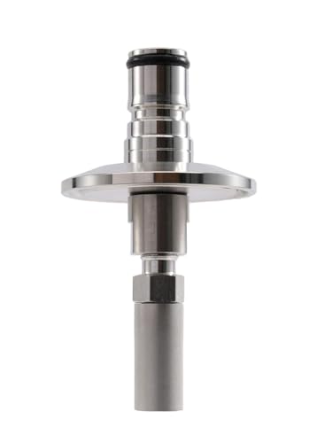 Ball Lock Carbonation Stone: 1.5 Inch TC Connection 0. Micron Carb Kit for Homebrew Conical Fermenter