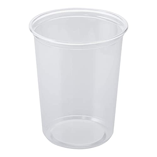 Karat [32oz - 240 ct] Clear PP Injection Molded Round Deli Containers with Lids (FP-IMDC32-PP) - color: Clear, size: 32oz
