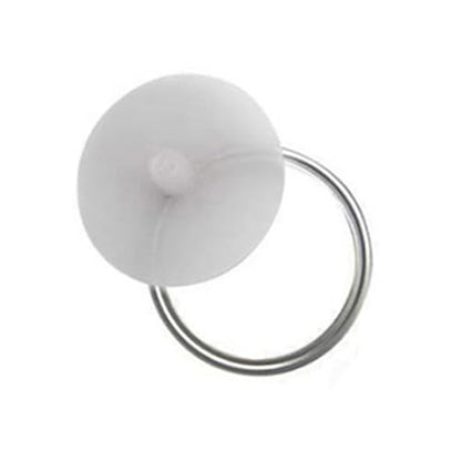 8pcs 86mm Silicone Waterless Airlock Fermentation Lid With Metal Ring For Wide Mouth Mason Jar For Sauerkraut Fermented Kitchen Tool(White) - color: White