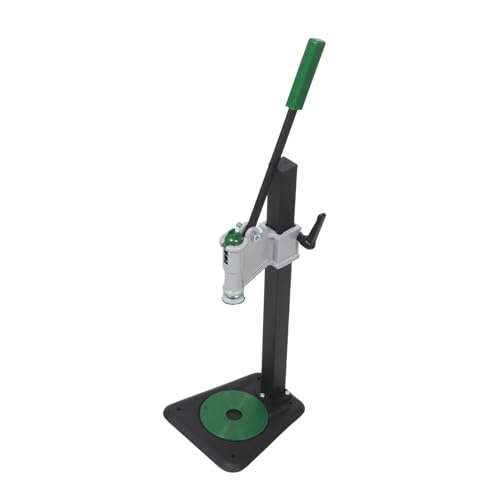 OUNONA Manual Desktop Bottle Capper Machine for Glass and Homebrew Beer Bottles, Adjustable Height 7.8-18.3 Inches, Iron Metal Construction with Stable Tabletop Base and Antislip Pad