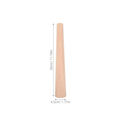 Healifty 2pcs Wooden Sauerkraut Tamper Pickle Stick Pestle Mason Jar Fermentation Crock Weight Manual Grinding Rod Food Masher Vegetable Tool 11.79 Inch