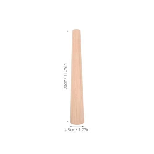 Ciieeo 2pcs Sauerkraut Pounder 11.79" Wood Pestle Kimchee Tamper - Vegetable Fermentation Tamper For Mason Jars Cabbage Pickle Crock Fermenting Food Tool