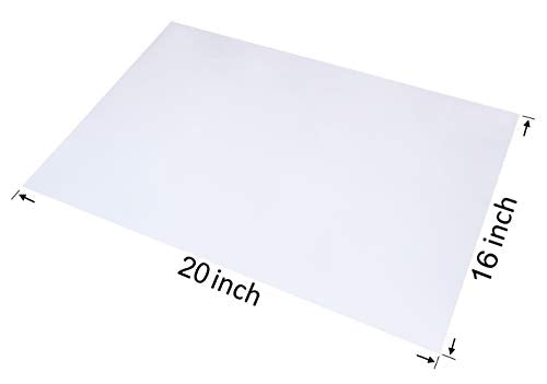 Wowfit 100 CT 16x20 inch 1.1 Mil Clear Plastic Flat Open Poly Bags – Great for Dough Proving, Sourdough Bread, Baking, Food Storage, and More - size: 16"x20"-100pcs