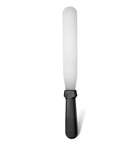 New Star Foodservice Straight Icing Spatula, 8 Inch Blade, 13 Inch Overall, Bakery-Grade Stainless Steel Cake Decorating and Frosting Spatula - size: 8-Inch Straight