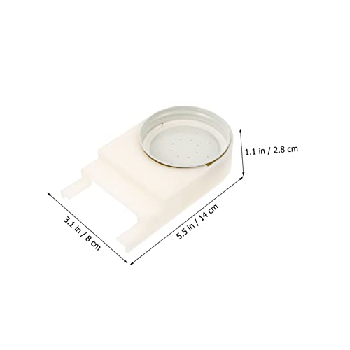 HANABASS 2pcs Beehive Entrance Feeder Lightweight Bee Water Dispenser for Easy Feeding Monitoring Food Levels Beekeeping for Internal Entrance Use