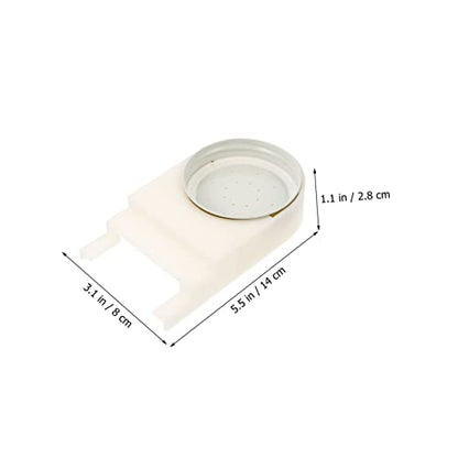 HANABASS 2pcs Beehive Entrance Feeder Lightweight Bee Water Dispenser for Easy Feeding Monitoring Food Levels Beekeeping for Internal Entrance Use