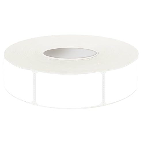 500PCS Blank Removable Labels, Blank Removable Freezer Labels Water Oil Resistant with Perforation Line for Food Containers Jars Pantry Organization (Each Measures 1x 2 inch) - color: White, size: 1 x 2 Inch